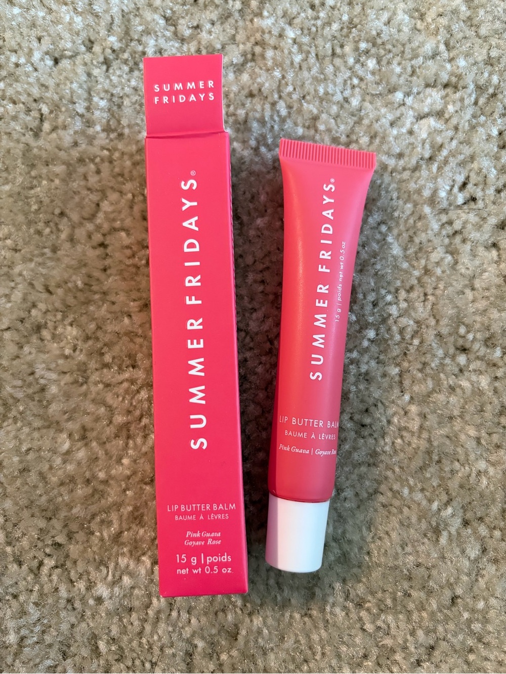 Summer Fridays Lip Butter Balm - Pink Guava NWT